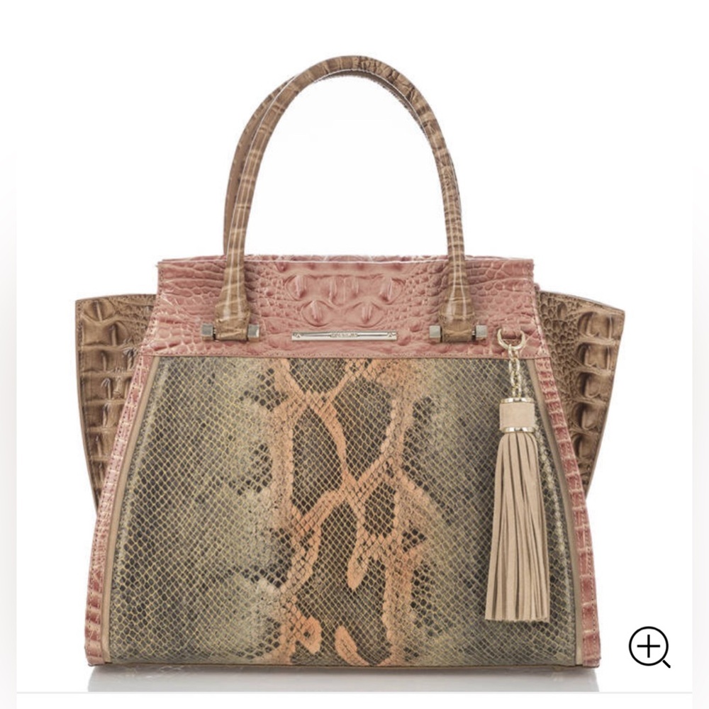 Brahmin Priscilla Satchell Sandshell Pachanga